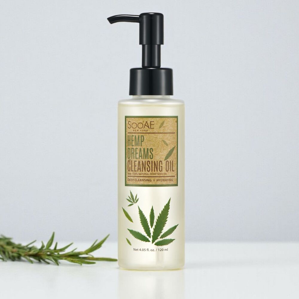 Soo'ae NY Hemp Dreams Cleasing Oil Hydrating - Korean 4.05 fl oz / 120 ml SEALED